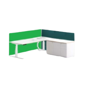 General Workstation with Fabric Panels