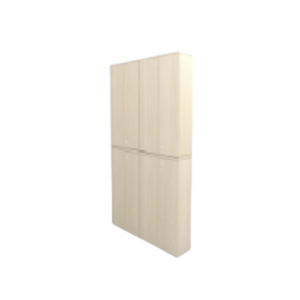 Double Swing Door High Cabinet in MFC Finish